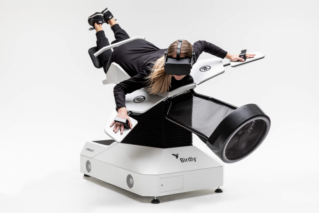 Birdly vr gaming 