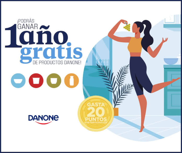 Danone raffles 10 E150 Mastercard cards