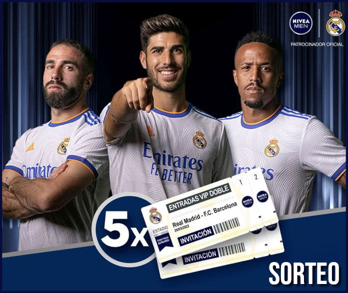 Nivea raffles 5 double tickets for Real Madrid – Barcelona