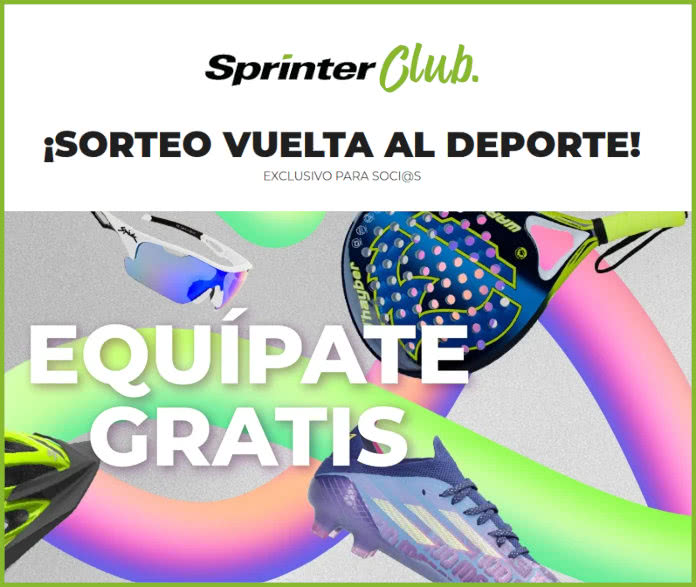 Sprinter Club raffles 4 E500 vouchers