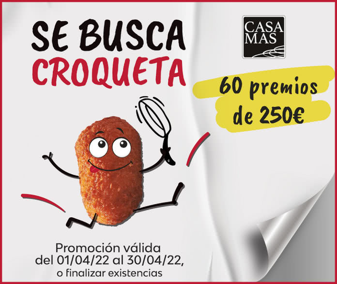 Draw of 60 prizes of E250 with Casa Mas