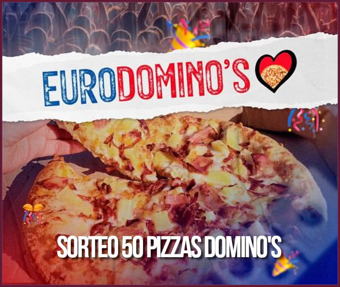 50 free Dominos pizzas for Eurovision