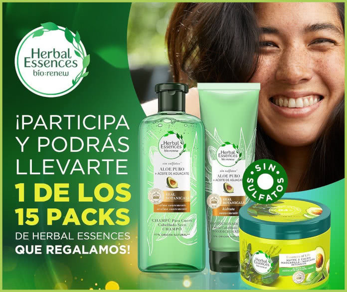 Proxima a Ti gives away 15 packs of Herbal Essences