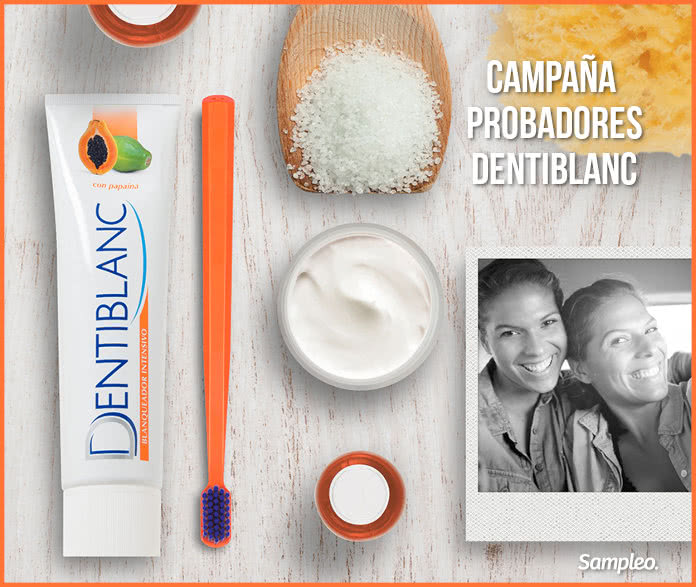 Try the Dentiblanc Intensive Whitening toothpaste for free