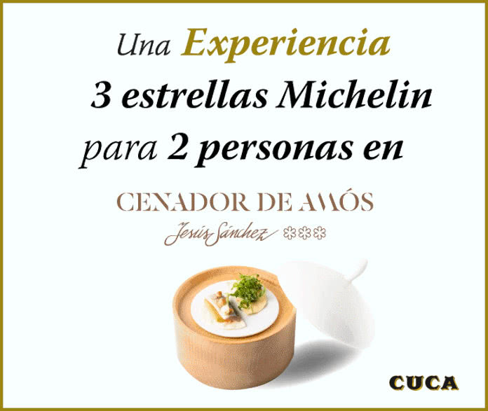 Draw for 1 meal at the 3 Michelin star Cenador de Amos