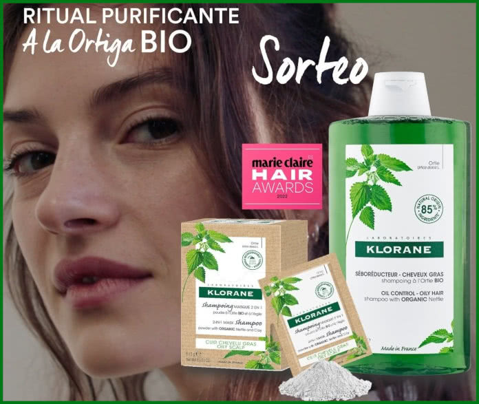 Klorane raffles 20 purifying rituals to Organic Nettle