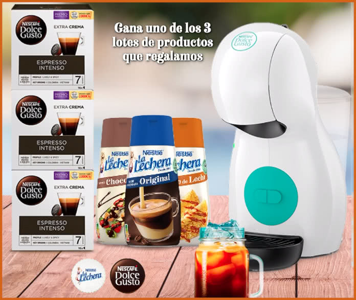 La Lechera and Dolce Gusto raffle 3 lots