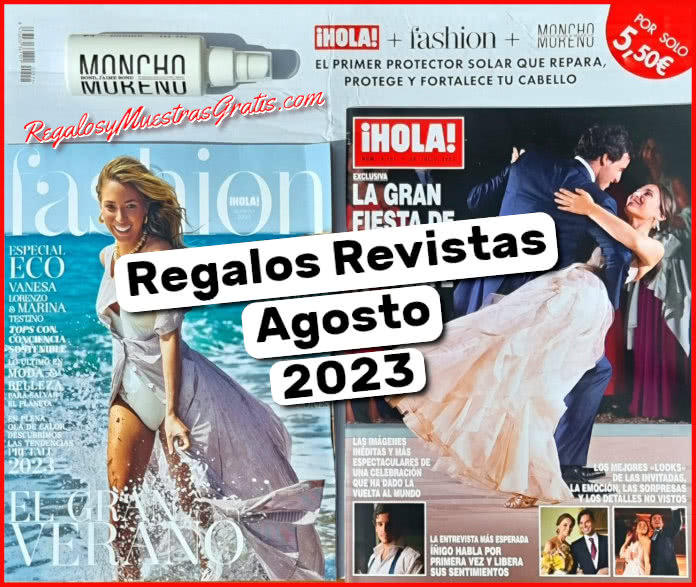 regalos revistas agosto 2023 v0