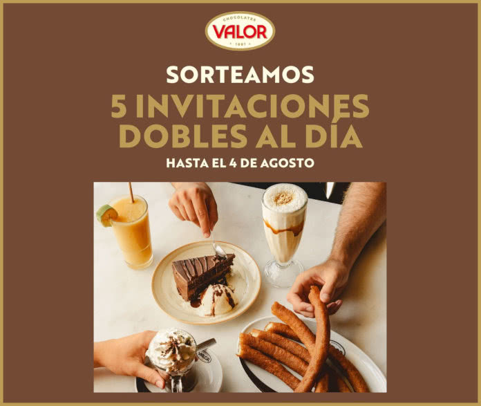 Chocolaterias Valor raffles 5 vouchers of E10