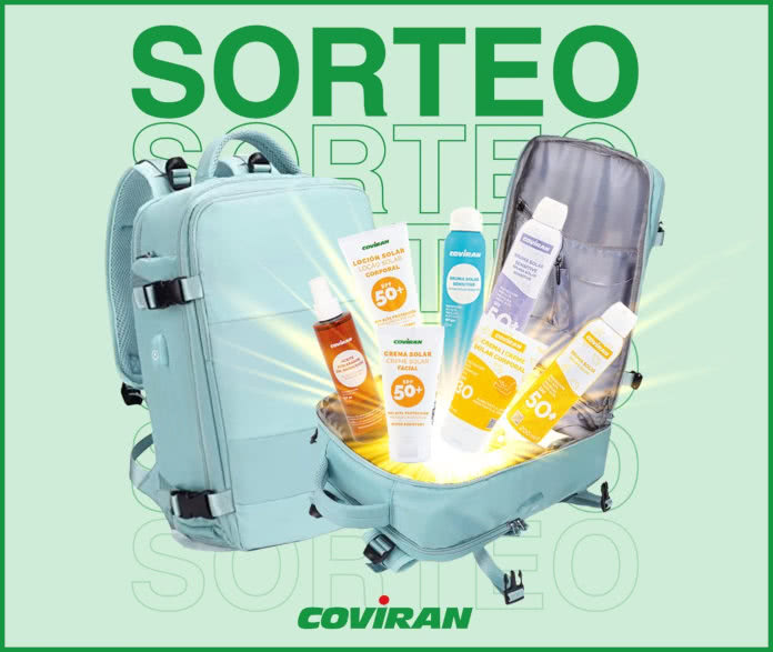 Coviran raffles travel backpack solar panels and more