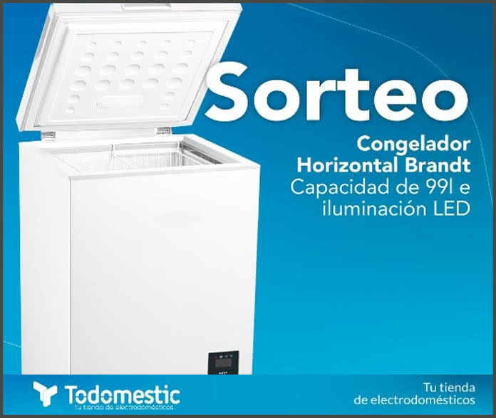 Todomestic raffles horizontal freezer