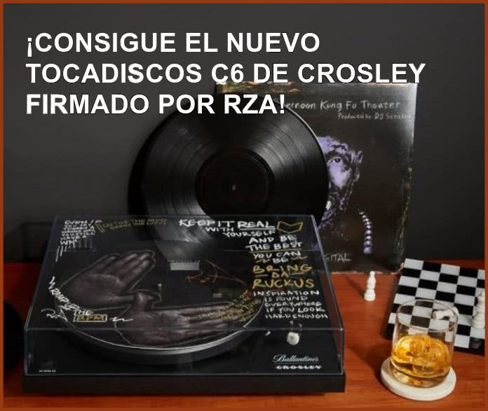 Ballantines is raffling off 4 Crosley C6 turntables bottle