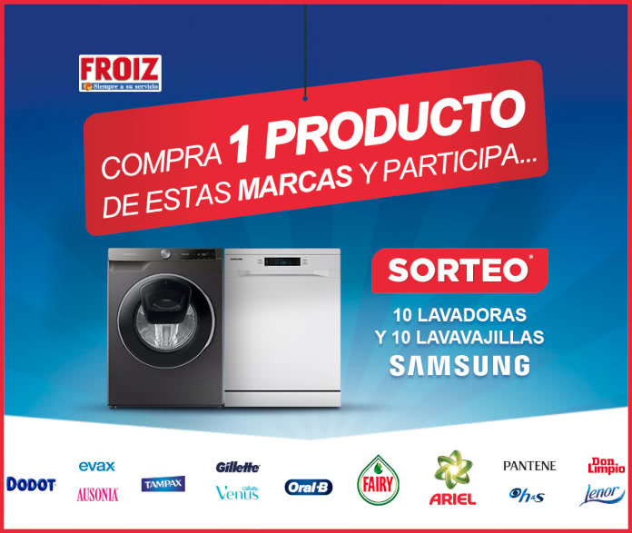 Froiz raffles off 10 washing machines and 10 dishwashers