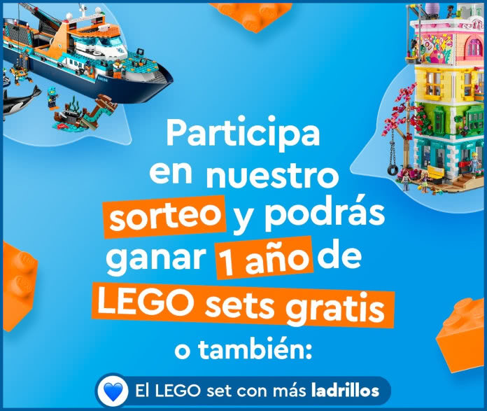 Lego is giving away 1 year of free products