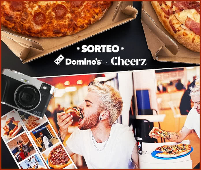 Dominos and Cheerz are raffling off a year of free