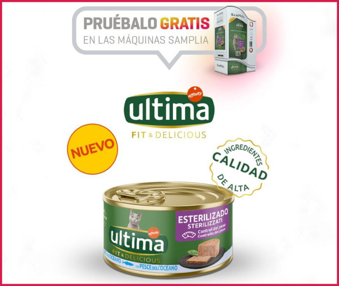 Free samples of cat food from Ultima Samplia Madrid and