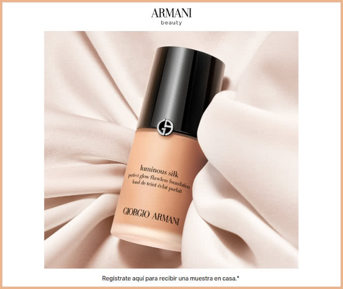 14000 free samples of Armani Luminous Silk