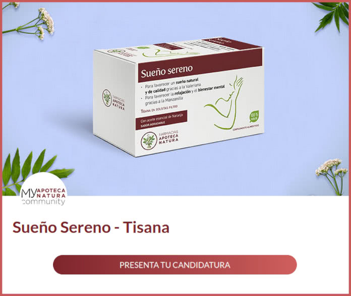 Apoteca Natura seeks testers of Sueno sereno Tisana