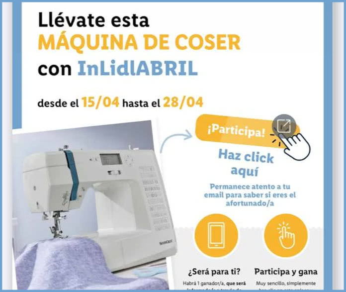 Lidl is raffling off a sewing machine