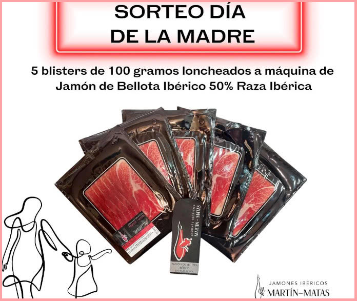 Martin Matas Iberian Hams is raffling off 5 blisters of