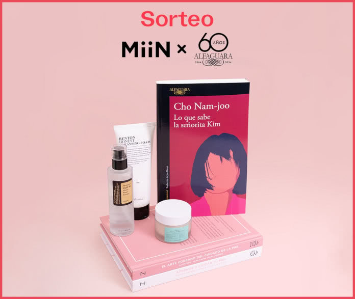 MiiN Cosmetics and Ed Alfaguara raffle skincare pack book