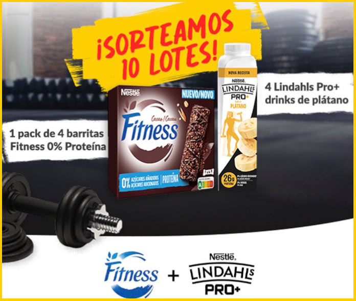 Raffle for 10 Nestle Lindahls Pro and Fitness packs